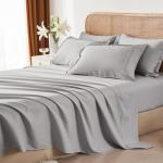 Yogeneg Full Size 7-Piece Grey Comforter Set