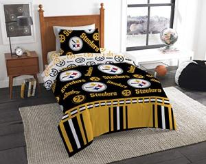 NFL Pittsburgh Steelers Twin Bed in a Bag Set