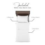 Ashford 3-Piece Twin Sheet Set in White