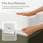 Waterproof Queen Mattress Protector with 360 Coverage