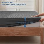 Noiseless Waterproof King Size Mattress Protector Cover