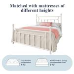 Queen Size Vintage Metal Bed Frame with Headboard