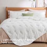 Bedsure Floral Quilt Set for Queen Bed