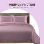 Purple Satin Queen Sheet Set - 4 Pcs