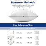 MIULEE 18x18 Pillow Inserts (Set of 4) -Decorative Throw Pillow with 100% Cotton Cover Square for Sofa Couch
