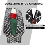 Clysee 4 Pcs 66 Gallon Large Moving Bags with Zipper and Handles Heavy Duty Extra Large Totes Storage Duffle Bags for College Dorm Travel Clothes Toys Blankets Bedding Moving Travel(Plaid)