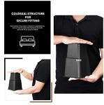 Utopia Bedding Adjustable Bed Furniture Risers - Elevation in Heights 3, 5 or 8 Inch Heavy Duty Risers for Beds and Under Bed Storage - Supports up to 1,300 lbs - (Set of 9 Riser, Black)