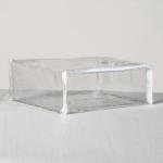 Glenna Jean 5 Pack Clear Zippered Storage Bags for Clothes,Closet Organizers and Storage Containers Vinyl Moving Bag for Bedding, Linen, Blankets, Comforters, Clothing & Toys SIZE 4 x 11 x 10"