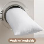 MIULEE 14x36 Inch Premium Lumbar Throw Pillow for Bed Sofa Couch Virgin Microfiber with 100% Cotton Cover Decorative Throw Pillow Insert Stuffer Form