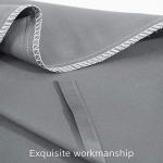 NTBAY Egyptian Cotton Queen Pillowcases - Set of 2, 500 Thread Count Cotton Pillowcases - Soft and Breathable Envelope Closure Pillow Cases - 20x30 Pillow Covers for Bed, Dark Grey