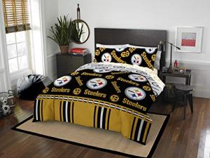 NFL Pittsburgh Steelers Queen Bed In a Bag Set, 86" x 86"
