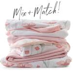 HonestBaby unisex-baby Classics Fitted Crib Sheets Set Standard Mattress, 100% Organic Cotton Baby Boys, Girls, Neutral, 1 Pack - Bright White, One Size