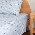 Berkshire Blanket Peanuts® Kids Sheet Set, Twin Size - 3 Pieces, Peanuts® Snoopy Different Emotion Sheet Scale Murky Blue, Cute Character Snoopy Printed Soft Microfiber Bed Sheets