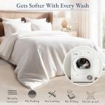 Heirloom Soft, Smooth & Thick Certified 800 Thread Count 100% Cotton Sateen is Superior to Egyptian Cotton Claims, 2 White Standard Pillowcases Fits Standard & Queen Size Pillows (Bright White)