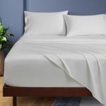 HYPREST 100% Egyptian Cotton Sheets Queen Size - 19 Inch Extra Deep Pocket Queen Sheets, 1200 Thread Count Long Staple Cotton White,Sateen Weave,Soft Durable&Hypoallergenic - 5 Star Hotel Luxury
