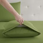 Clara Clark RV Queen Sheets, 6 Piece RV Sheets Set - Hotel Luxury Sheets for RV Bunks, Super Soft Bedding Set, Short Queen,Calla Green