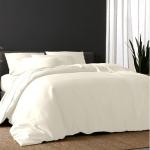 DOZ Duvet Cover Set, 100% Viscose derived from Bamboo, Organically Grown, Buttery Soft, Cooling Duvet Covers, High GSM, 1 Duvet Cover and 2 Pillowcases, 106"x90" (Ivory, King/Cal King)