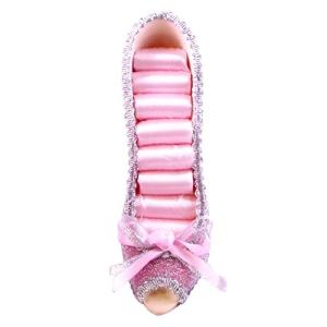 BLANCHO BEDDING Jewelry Display Holder Figure Stand Beautiful Shoe Ring (Light Pink Shoe)