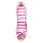 BLANCHO BEDDING Jewelry Display Holder Figure Stand Beautiful Shoe Ring (Light Pink Shoe)