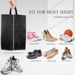 Shoe Bags for Travel, Set of 4 Pack Shoe Travel Bags for Packing, Large Waterproof Portable Travel Shoe Bag with Zipper Travel Essentials Women for and Men