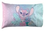 Jay Franco Kids Sheet Set with Fitted, Flat Sheets & Pillow Cover - Ultra-Soft Bedding with Pillowcase for Room Decor, White - Lilo & Stitch, 4 Piece Full