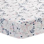 Lambs & Ivy Forever Friends 4-Piece Nursery Crib Baby Bedding Set - Blue, Pink