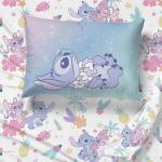 Jay Franco Kids Sheet Set with Fitted, Flat Sheets & Pillow Cover - Ultra-Soft Bedding with Pillowcase for Room Decor, White - Lilo & Stitch, 4 Piece Full
