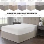 Madison Park Simple Fit Bedskirt, Khaki, Model:MP11-5368