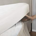 Madison Park Simple Fit Bedskirt, Khaki, Model:MP11-5368