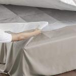 Madison Park Simple Fit Bedskirt, Khaki, Model:MP11-5368