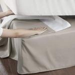 Madison Park Simple Fit Bedskirt, Khaki, Model:MP11-5368