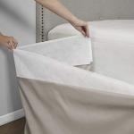 Madison Park Simple Fit Bedskirt, Khaki, Model:MP11-5368