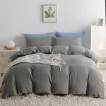 OAITE Duvet Cover,Protects and Covers Your Comforter/Duvet Insert,Luxury 100% Super Soft Microfiber,King Size,3 Piece Duvet Cover Set Includes 2 Pillow Shams