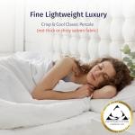 California Design Den Deep Pocket Queen Sheet Set - Certified 100% Egyptian Cotton, Lightweight & Crisp Percale Bed Sheets Queen Size Egyptian Cotton Set, Durable Luxury Bedding (Sage Mist- Gray Tone)