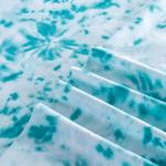 Elegant Comfort Luxury Soft Bed Sheets Tie Dye Pattern 1500 Thread Count Percale Egyptian Quality Microfiber Softness Wrinkle and Fade Resistant (6-Piece) Bedding Set, Full, Tie Dye Teal
