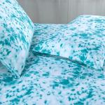 Elegant Comfort Luxury Soft Bed Sheets Tie Dye Pattern 1500 Thread Count Percale Egyptian Quality Microfiber Softness Wrinkle and Fade Resistant (6-Piece) Bedding Set, Full, Tie Dye Teal