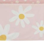 Lambs & Ivy Daisy Dreams 3-Piece Crib Bedding Set - Pink, White, Modern, Garden