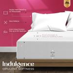 Mayfair Linen 100% Egyptian Cotton Sheets King Size Bed Set - 4 PC 1200 Luxury High Thread Count White Egyptian Cotton King Sheet Set, Silky Soft, Cooling, Sateen Weave, 17" Deep Pocket Bedsheet