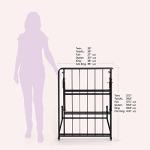 Best Price Mattress 18 Inch Metal Platform Beds w/Heavy Duty Steel Slat Mattress Foundation (No Box Spring Needed)
