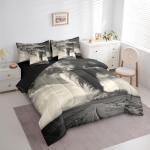 Erosebridal Tornado 7 Pcs Comforter Set Full Size,Natural Disaster Bed in a Bag with Flat Sheet and Fitted Sheet for Kids Teens Adult,Horror Theme Bedding Set with Pillowcase and Sham Reversible