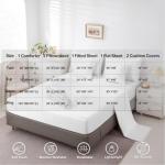 Erosebridal Tornado 7 Pcs Comforter Set Full Size,Natural Disaster Bed in a Bag with Flat Sheet and Fitted Sheet for Kids Teens Adult,Horror Theme Bedding Set with Pillowcase and Sham Reversible