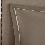 Madison Park Essentials Room in a Bag Faux Silk Comforter Set - Luxe Diamond Tufting All Season Bedding, Matching Curtains, Decorative Pillows, Taupe King(104"x92") 24 Piece