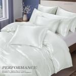 MILVOWOC 6 Pcs White Satin Duvet Cover Full/Queen Size Set, Silky Bed Duvet Cover Ultra Soft Comforter Cover, 1 Satin Duvet Cover, 1 Body Pillowcase, 4 Pillow Cases (No Comforter)