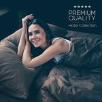 Mueller Ultratemp King Size Sheets Set, Super Soft 1800, 6 Piece, Deep Pocket up to 16" Cooling Sheets King Size, Transfers Heat, Breathes Better, Hypoallergenic, Wrinkle, Dark Grey