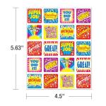 Carson Dellosa 120 Inspirational Stickers for Kids, 6 Sheets of Incentives With Positive Affirmations for Prizes, Reward Chart, School Supplies for Teachers, Classroom Must Haves