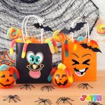 JOYIN 36 PCS Halloween Pumpkin Stickers, Party Favor for Kids, Art Crafts Party Supplies, Pumpkin Decorating Face Sticker Sheets with 9 Designs, Halloween Goodies Classroom Activities Games