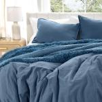 Bare Home Microfiber Duvet Cover Set - Ultra Soft Washed Microfiber - King/California King - Linen-Like Look - Easy Care - Breathable Fabric - Our Softest Duvet Cover Set (King/Cal King, Bering Sea)