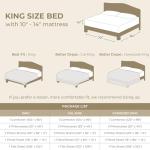 HYMOKEGE 7 Piece King Size Comforter Set Seersucker, All Season Luxury Bed in a Bag for Bedroom, Bedding Set with Comforters, Sheets, Pillowcases & Shams, Dark Grey