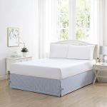 Laura Ashley Home - Cotton Ruffled Bedskirt, Lightweight & Classic Style (Hedy Blue, Twin)