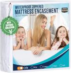 Utopia Bedding Zippered Mattress Encasement Crib, 100% Waterproof Bed Bug and Dust Mite Proof Mattress Protector, Absorbent Six-Sided Mattress Cover